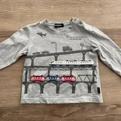 klädskap グレー 長袖Tシャツ 90