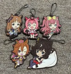 ウマ娘ラバーストラップ　５種類