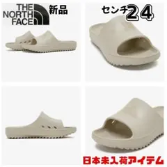 日本未入荷　ザノースフェイス　24 新品　リカバリー　スライドサンダル　ベージュ
