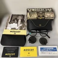値下げ 送料込//MOSCOT DAHVEN BLACK47 フレームのみ - メルカリ