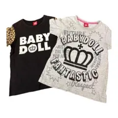 ✩BABYDOLL✩半袖Tシャツ２枚セット サイズ130✩