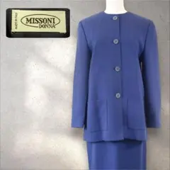 【MISSONI DANNA】セットアップ ノーカラージャケット タイトスカート