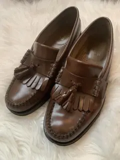 G.H.BASS Weejuns ブラウン　フリンジ　タッセル　ローファー