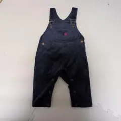 POLO　コールテンサロペット（ネイビー×70-80cm）