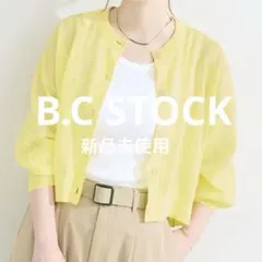 【新品未使用】B.C STOCK シアークルーカーディガンのサムネイル
