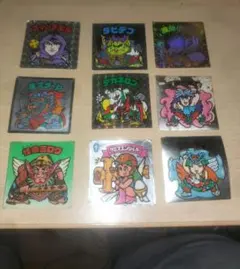 旧ビックリマンシール まとめ売り　9枚セット