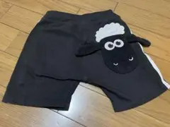 ひつじのショーン半ズボン黒90サイズ男の子女の子