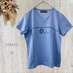 DAMISS ダミス 半袖 Tシャツ Vネック トレーニングウェア【M】通気性◎