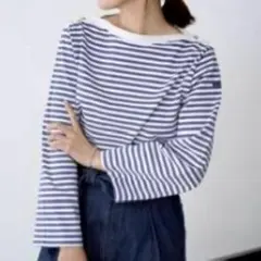 【本日のみお値下】ルミノアLE MINOR PATRICIボーダー長袖カットソー