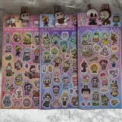 ラブブシール　キラキラ　ステッカー　３枚セット