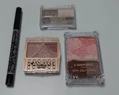 CANMAKE アイシャドウパレット ・ライナー4点セット