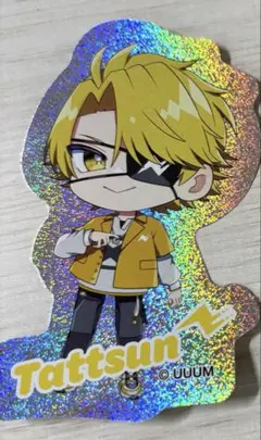 カラフルピーチ たっつん キャラカット ステッカーガム ときめき