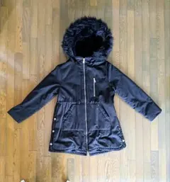 【 miffy 様】ZARA Girl ブラックファー付き中綿コート