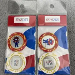 【万博会場限定】関西万博　ゴルフボールマーカー 2セットミャクミャク　コンペ景品