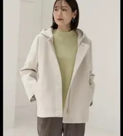 グローバルワーク　軽やかストレッチ2WAYショートコート