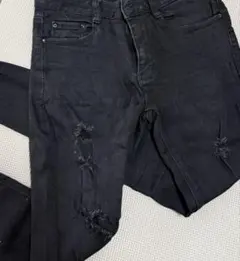 ブラックスキニー デニム