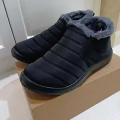 【新品】27cm　fourense メンズ 黒 ボアブーツ