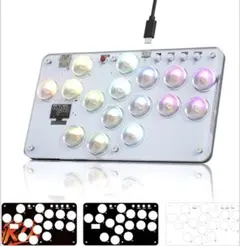 RK T16C レバーレスコントローラー アーケードスティック ケーブル付 格ゲのサムネイル