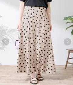 新品未使用タグ付★Sonny Label ドットプリントフレアスカート