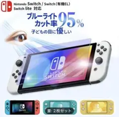 (2枚入り)スイッチ switch 液晶保護 保護フィルム ブルーライトカット