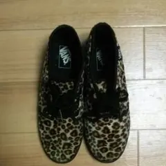 【バンズ/VANS 】ヒョウ柄 レオパード ハイカットスニーカ 23㎝