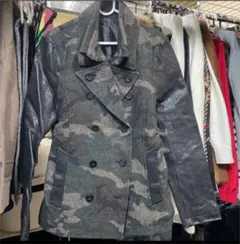 NO ID. ノーアイディー レザー切り替えジャケット