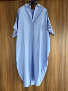 ITEMS URBAN RESEARCH ライトブルーオーバーサイズシャツのサムネイル