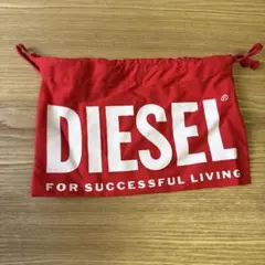 DIESEL 巾着袋 レッド ディーゼル ショッパーのサムネイル