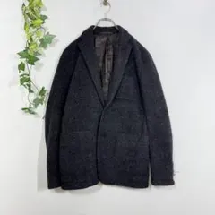 ecru アバハウス テーラードジャケット L相当 迷彩柄 裏地 ウール混 ▼