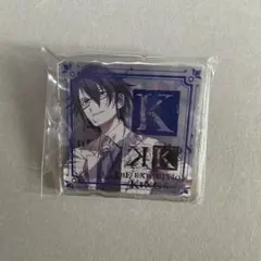アニメK 100ビジュ缶バッジ 宗像礼司＆淡島世理＆伏見猿比古 セプター4