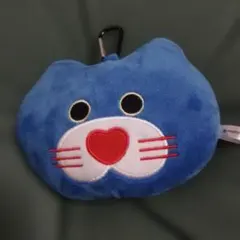 猫型 モジョジョジョキーホルダー ブルー