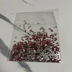 うちわデコ ストーン レッド 2.3〜2.4mm 1400粒