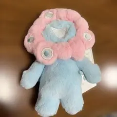 ミャクミャク ピンク 水色 ブルー パステル マスコット キーホルダー