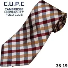 C.U.P.C ネクタイ　チェック　マルチカラー　おしゃれ　通勤　ビジネス