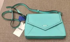 ★新品未使用·タグ付き★ISCOV ターコイズ ショルダーバッグ