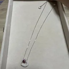 Swarovski ハートモチーフ ネックレス クリスタル