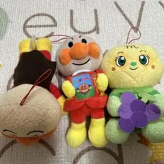 アンパンマン ぬいぐるみ 3体セット 約15cm