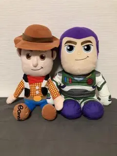 トイストーリー ぬいぐるみ ウッディ バズ プライズ品