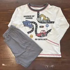 車　乗り物　長袖パジャマセット 120cm 保育園　お着替え　予備