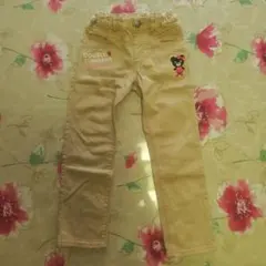 DOUBLE.B ミキハウス ロングパンツ ベージュ 110cm