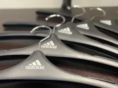 adidas ハンガー 黒 5本セット①