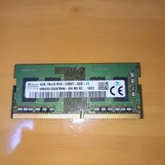 SK hynix 4GB DDR4 2400MHz メモリ