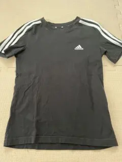 adidas ストライプ Tシャツ 黒のサムネイル