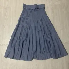 Mila Owen ミラオーウェン　ニットスカート　プリーツロングスカート