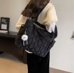 キルティング トートバッグ レディース 大容量 軽量 通勤 ビジネス 肩掛け