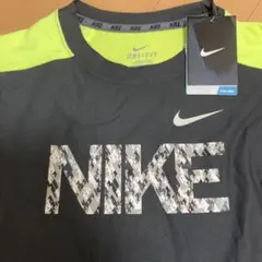 Nike 新品未使用DRI-FIT 長袖カットソー グレー/イエロー 150cm