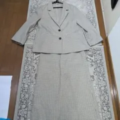 ミラーオーウェンチェック柄スカートセットアップ