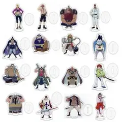 ワンピース 白ひげ海賊団 アクリルスタンド 一番くじ コンプリートセット