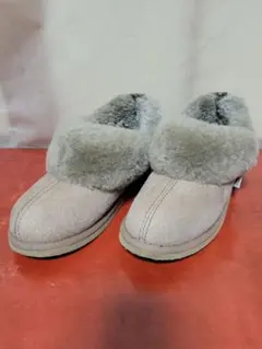 SHEP HERD シェパード ブーツ グレー ファー付きムートンブーツ