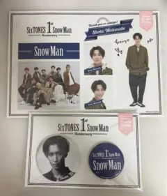 渡辺翔太 缶バッジ&ステッカー